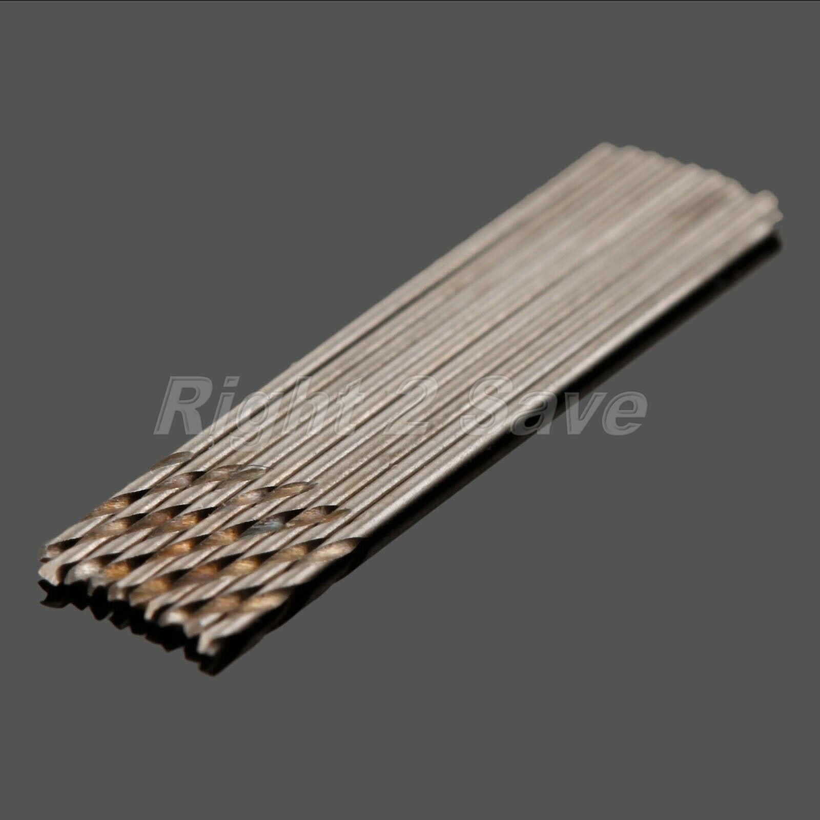 0.5mm-1.0mm Straight Shank Micro HSS Twist Drill Bits For PCB Plastic Metal R2S