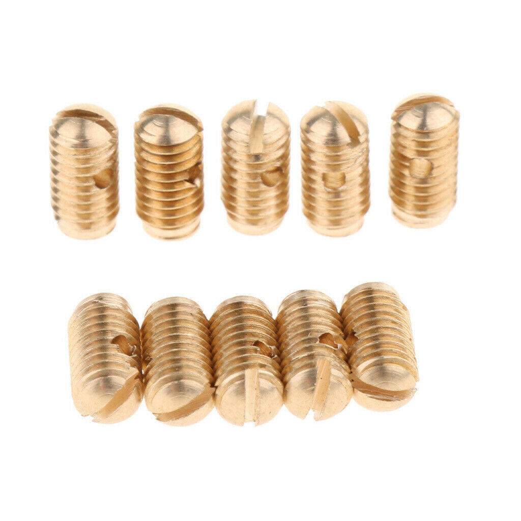 10 Pieces Alto Tenor Soprano Saxophone Sax Adjustment Screw, Replacement Parts