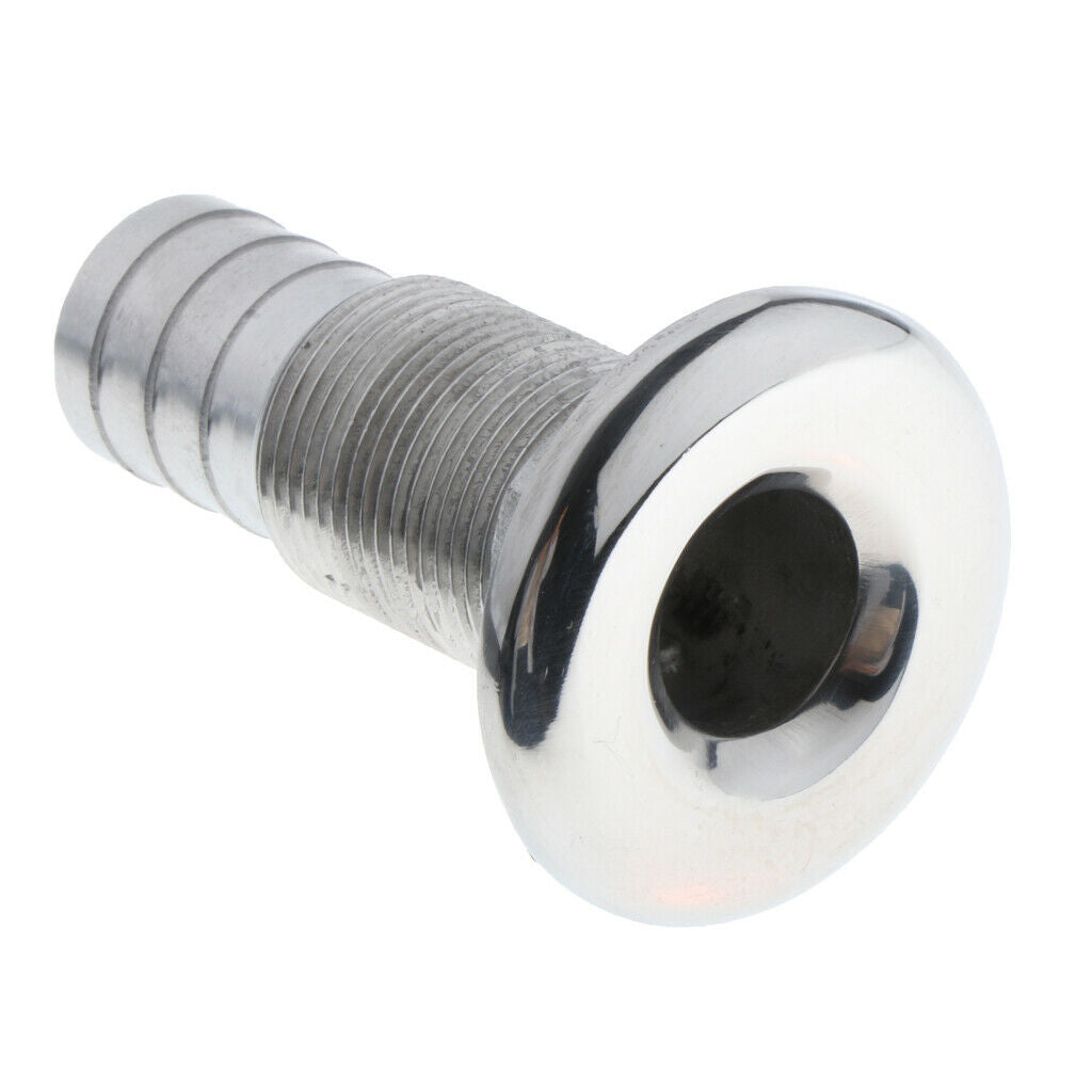 Stainless Steel Boat Thru Hull Fitting for Boat Yacht Hardware Parts 3/4"