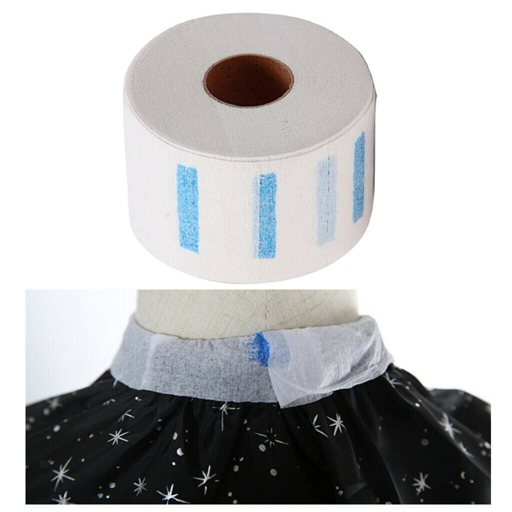 2x Neck Ruffle Roll Paper Pro Neck Covering Haircut Collar Hair Salon Accs