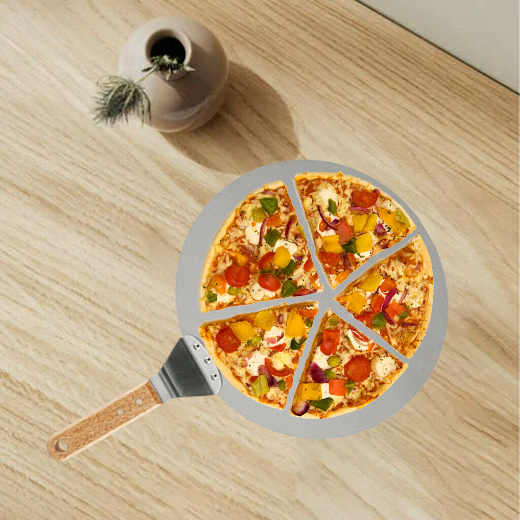 12'' Pizza Peel Paddle Shovel Baking Pastry Homemade Pizza Tool Oven Accs