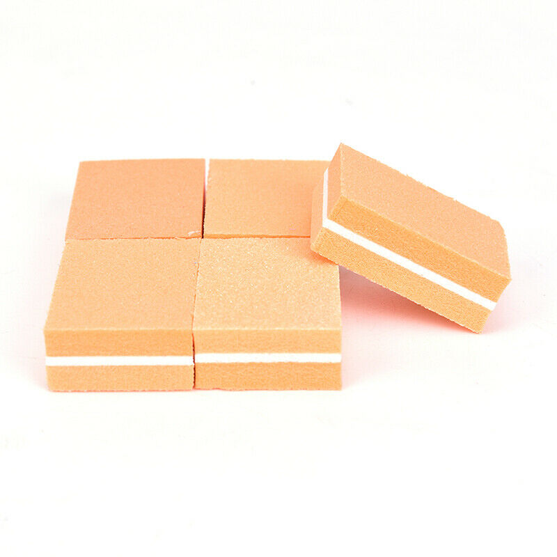 20pcs Square Nail Sanding Sponge Buffers File Grinding Polishing Manicure _ b XC