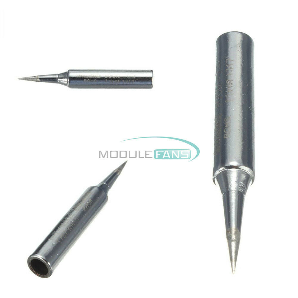 5Pcs 900M-T-I 936 Replaceable Conical Pencil Solder Tip Iron Head