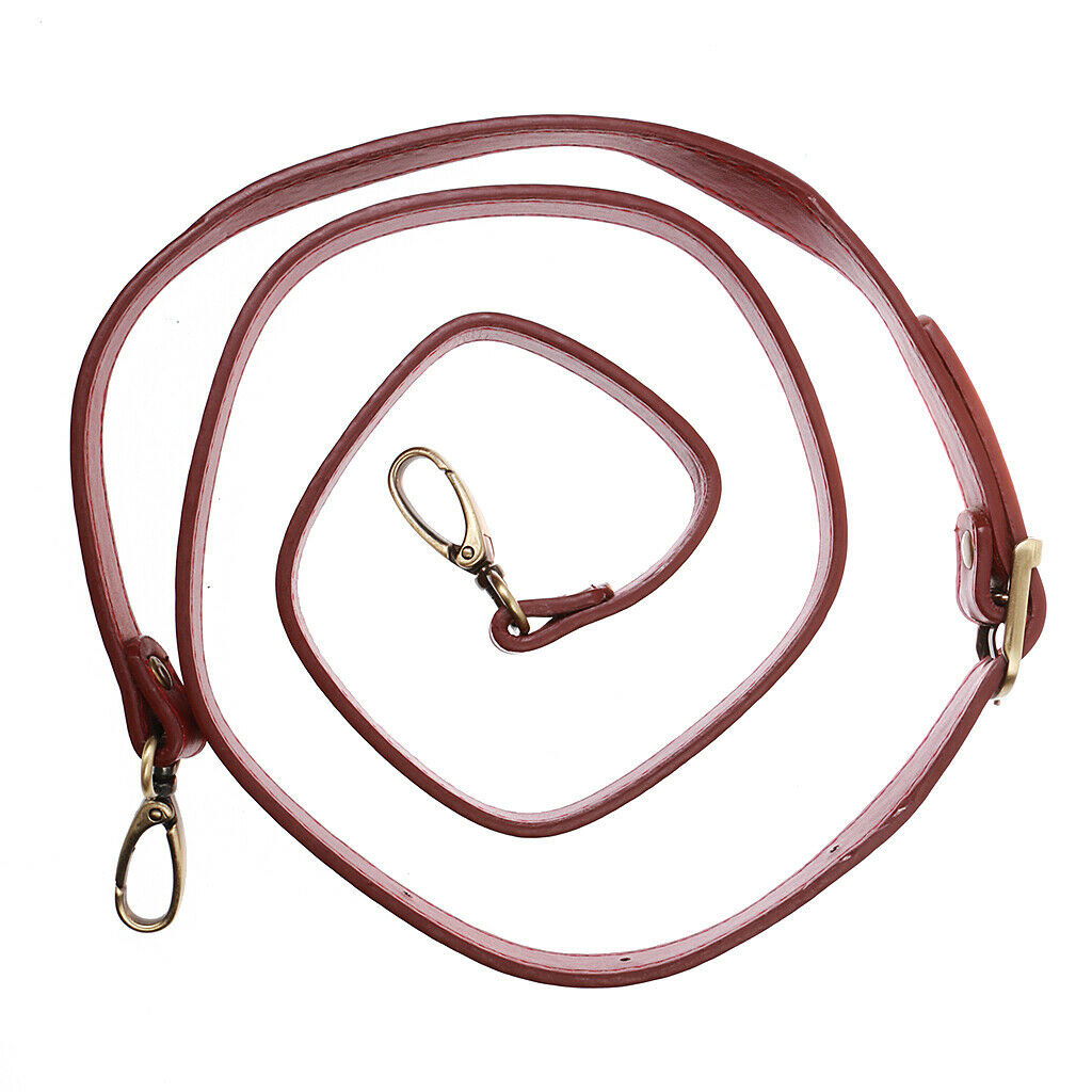 Set of 2 Leather Crossbody Bag Strap Hooks Satchel Handbag Craft Belt Handle