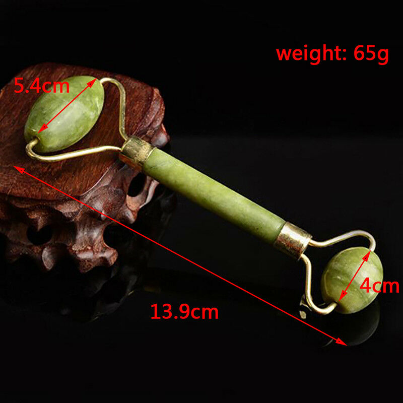 Natural facial beauty massage tool jade roller face thin body massager skin Pip