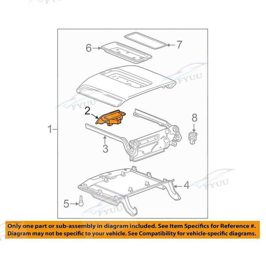 For Chevrolet Silverado GMC 22792217 New Sierra Center Console Latch Lock