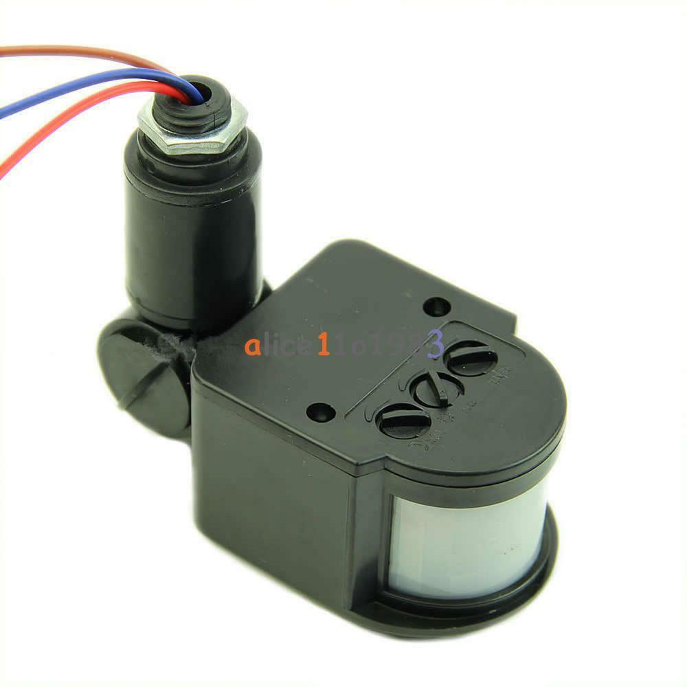 DC 12V 12M Security Infrared PIR Motion Sensor Detector Wall LED Light RF 180°