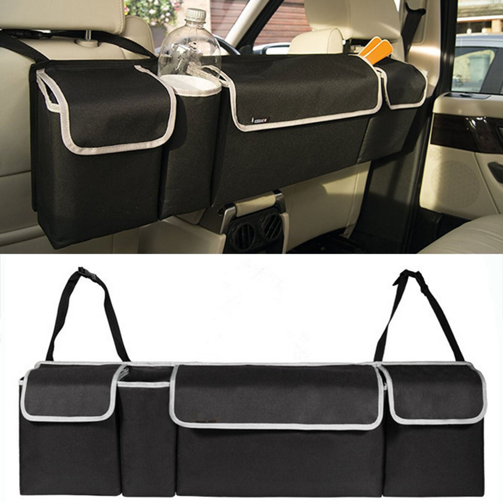 High Capacity Multi-use Car Back of Seat Oxford Storage Bag Interior Accessories