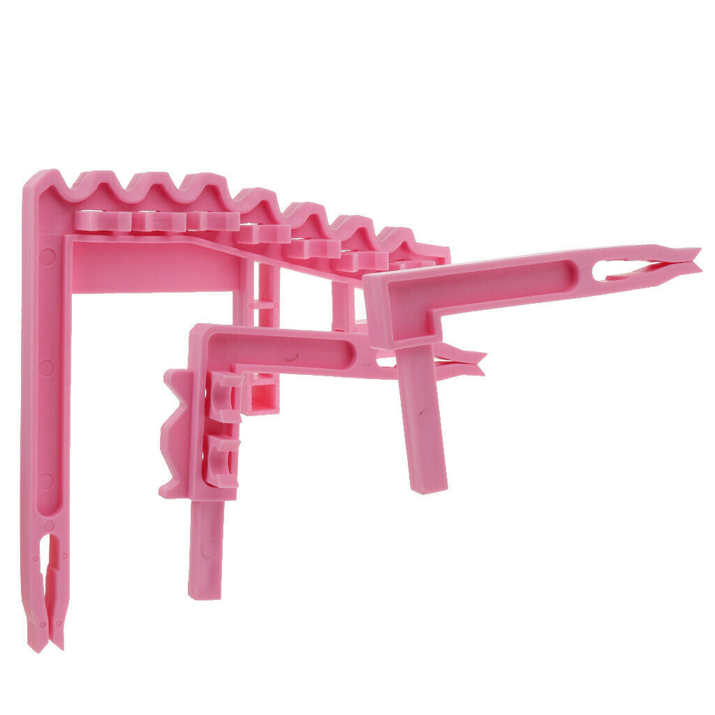 Portable Golf Bag 9 Iron Club Holder Stacker Rack Organizer Accessories Pink