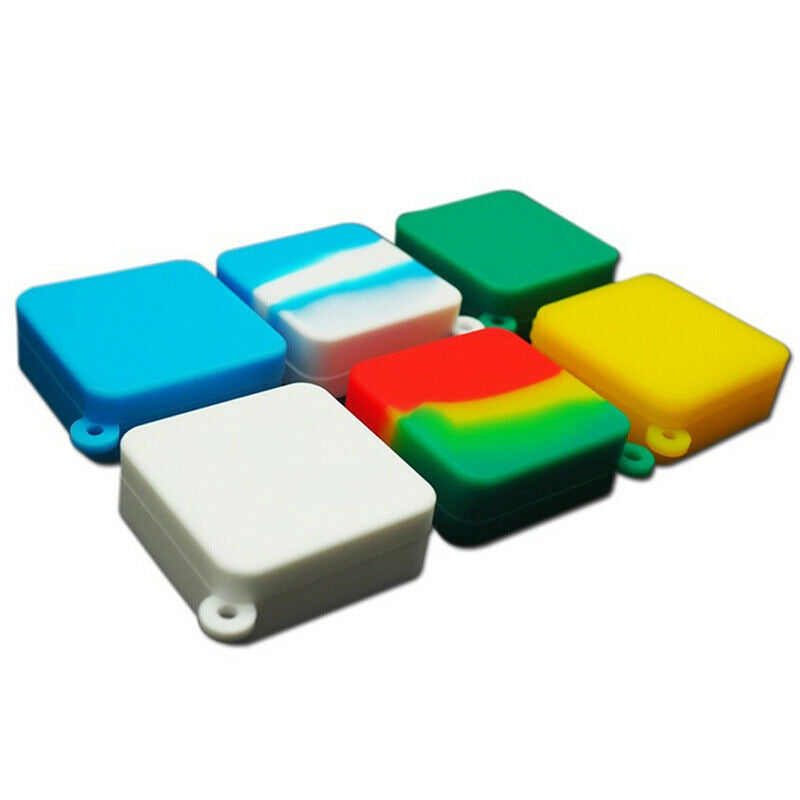 3pcs 7ml Silicone Container Wax/Oil Jar Non-Stick Mixed colors Wholesale .l8