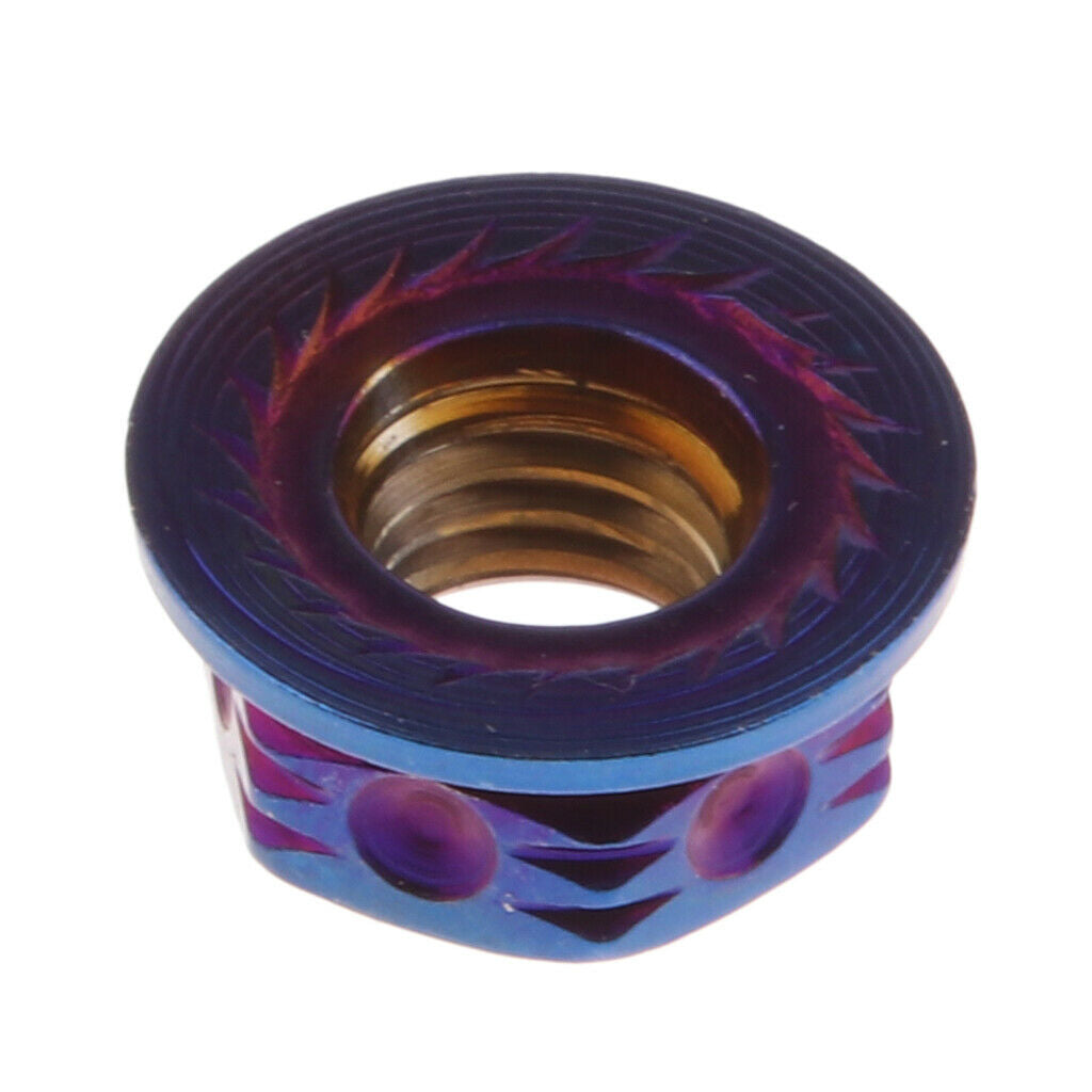M8 Flange Nut for Motorcycle Electric Bike Sprocket Bolt Colourful