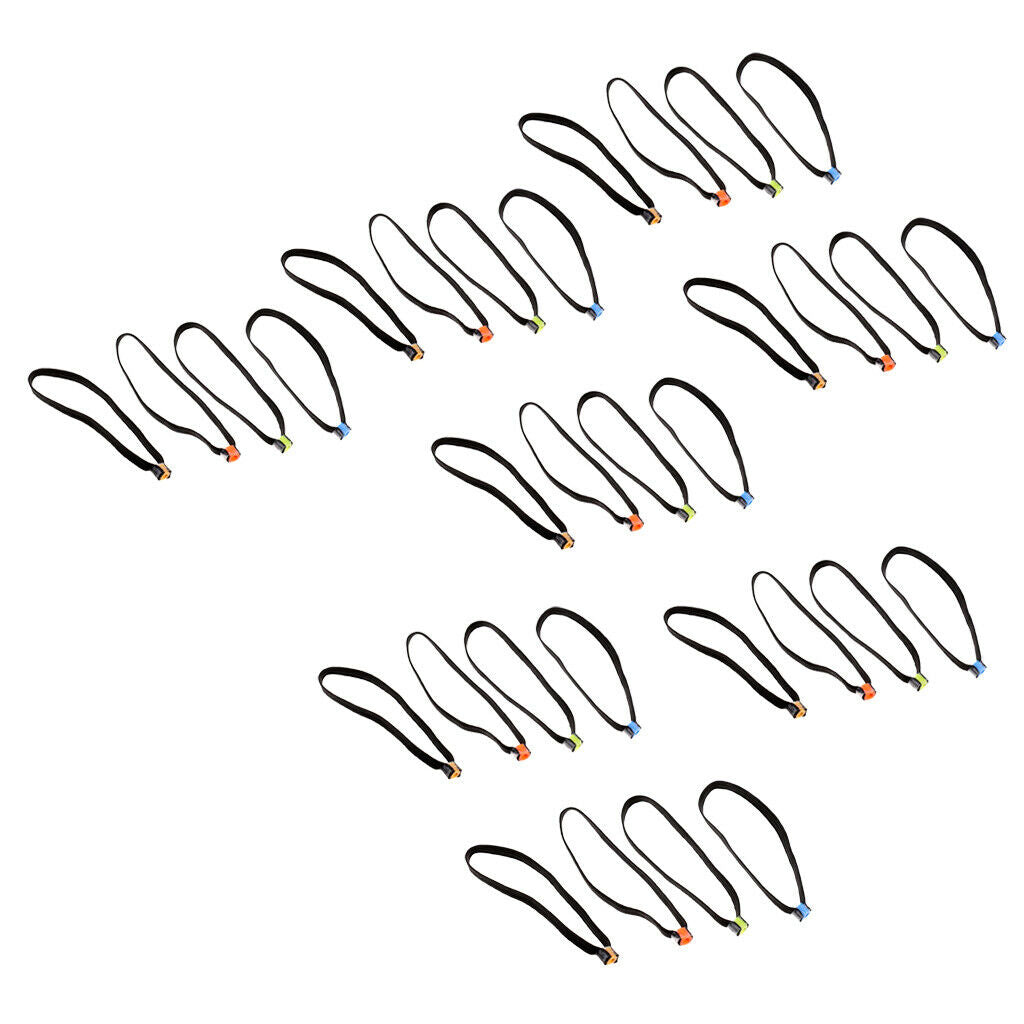 32pcs; Fly Fishing; Tippet Spool Tenders; with Elasticity; Tippet Rings