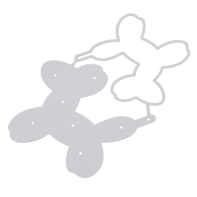 Balloon Dog Shaker Metal Cutting Dies Scrapbook Paper Craft Decoration DiesY BD