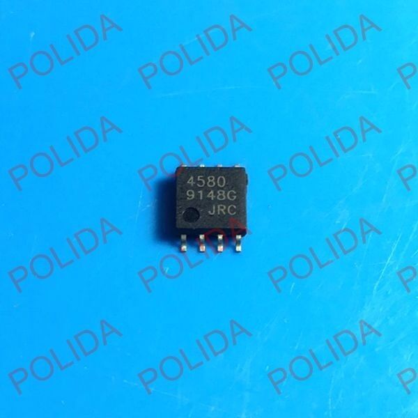 50PCS  IC JRC SOP-8W (DMP-8) NJM4580M NJM4580 JRC4580 4580