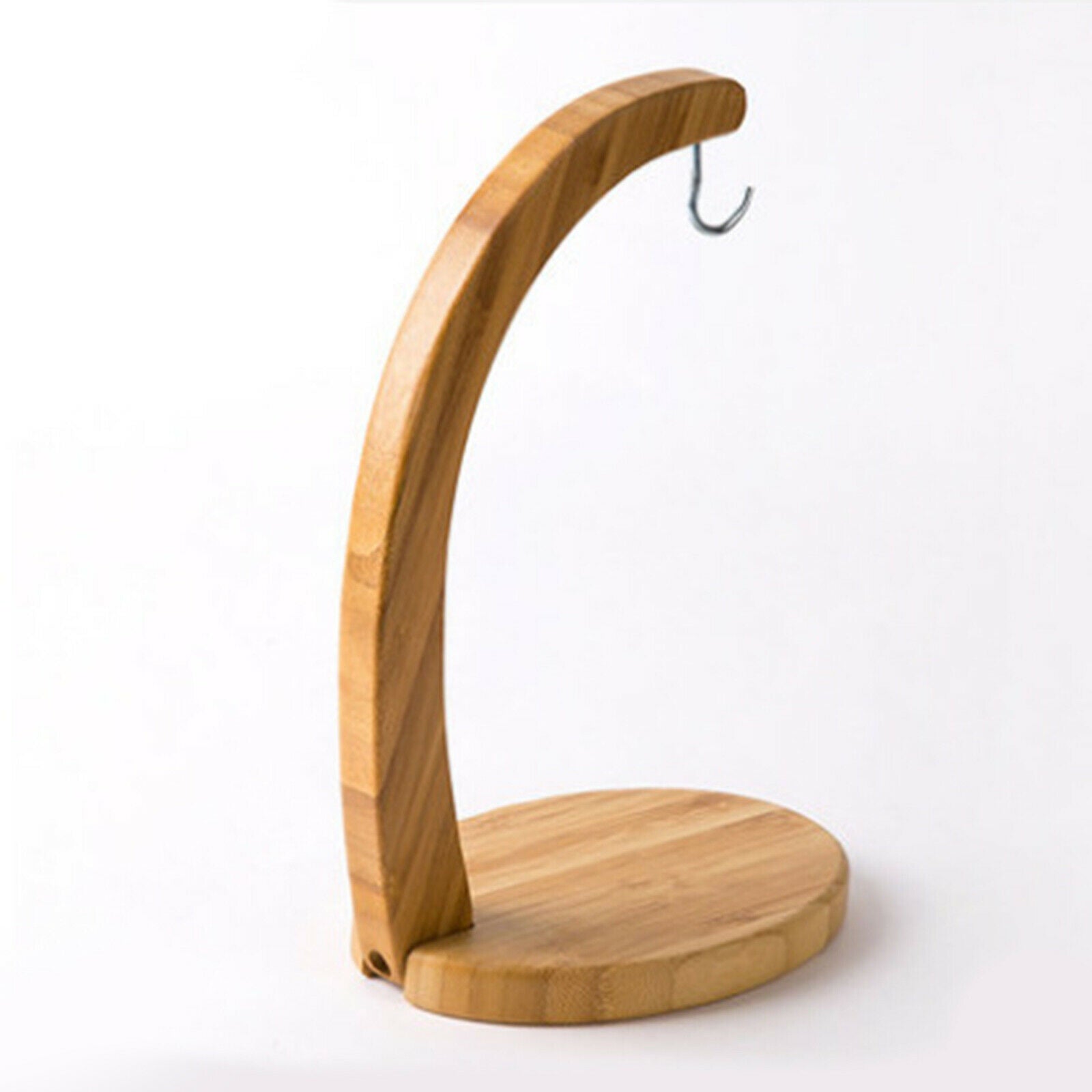 Banana Holder Tree Stand Bamboo Hanger Rack Fruit Display Hook Kitchen