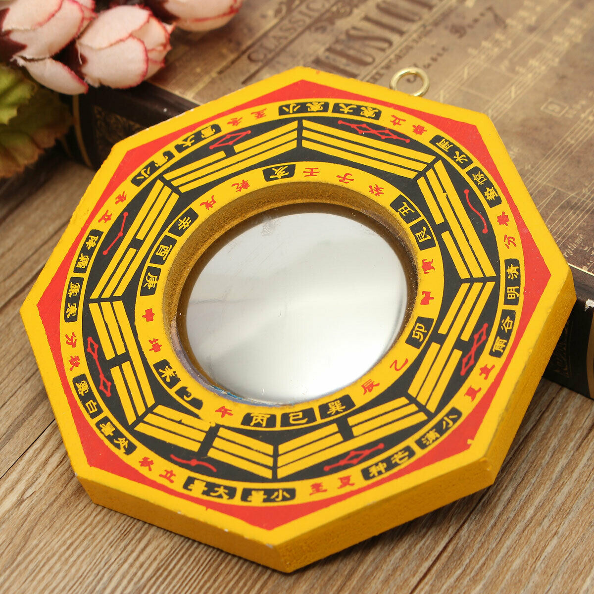 Chinese Feng Shui Dent Convex agua Mirror Lucky lessing House Protection  â˜ª