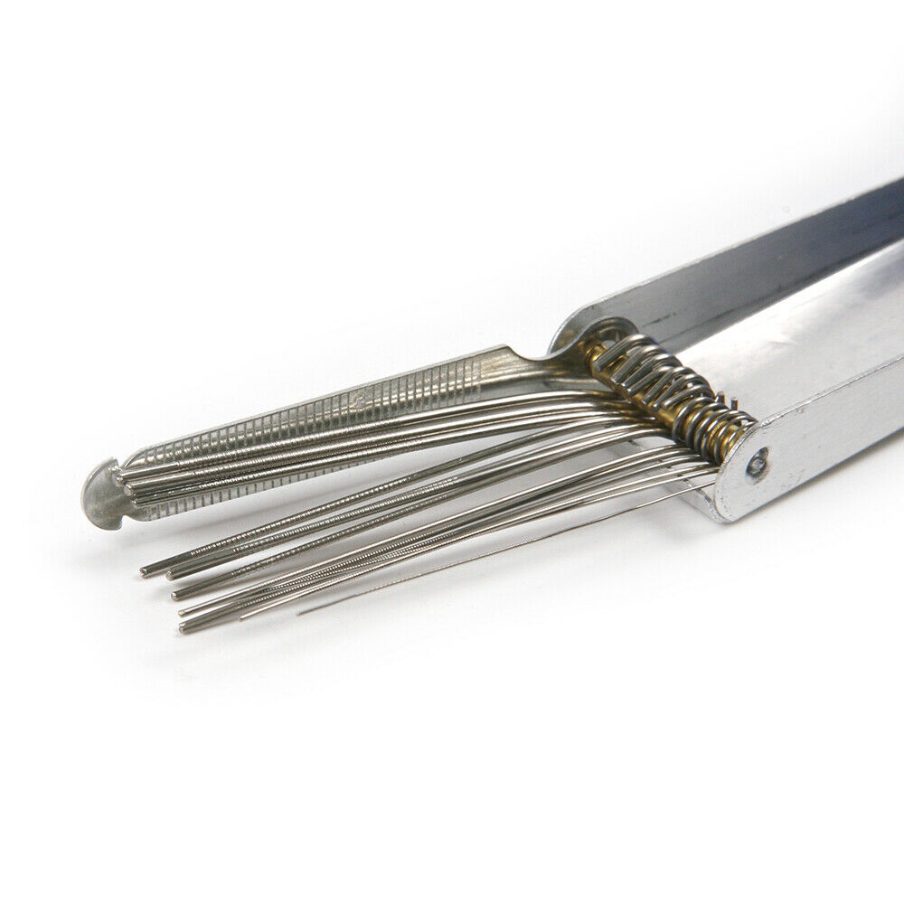 Guitar Nut Needle Files Nozzle Jet Weld Tip Cleaner Set 13Pcs Guitar Repair Part