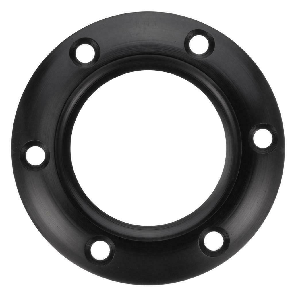 Black 70mm Steering Wheel Horn Button Ring with 6 Bolts