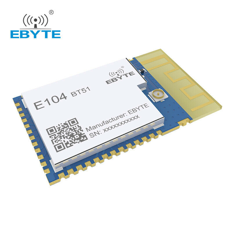 BLE5 Wireless Bluetooth to Serial Slave Module CC2640R2F beacon 2.4GHz E104-BT51