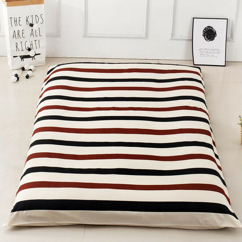 Tatami Mattress Cover Bedspread Floor Mat Coverlet 90x200cm Striped