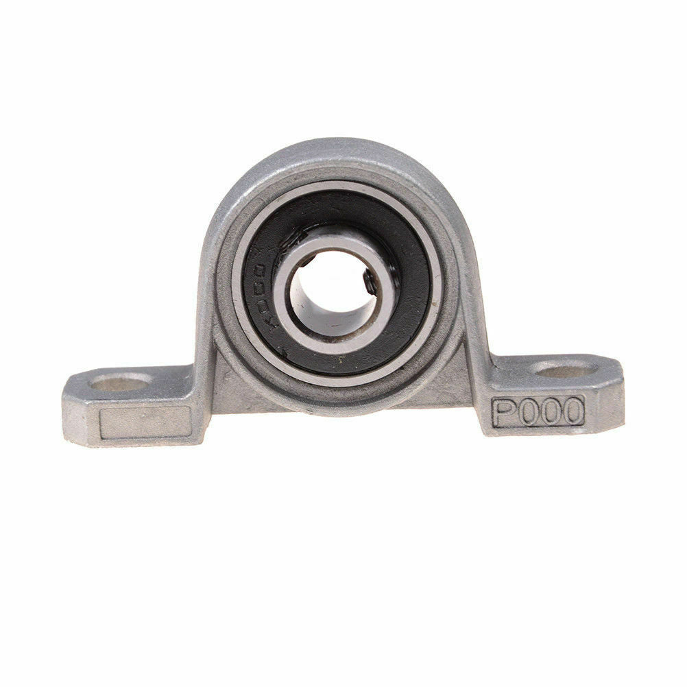 2pcs 10mm Diameter Bore Ball Bearing Pillow Block Mounted Support KP000 TO