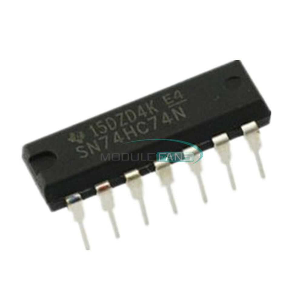 5PCS TI SN74HC74N 74HC74 Integrated Circuit IC DIP-14