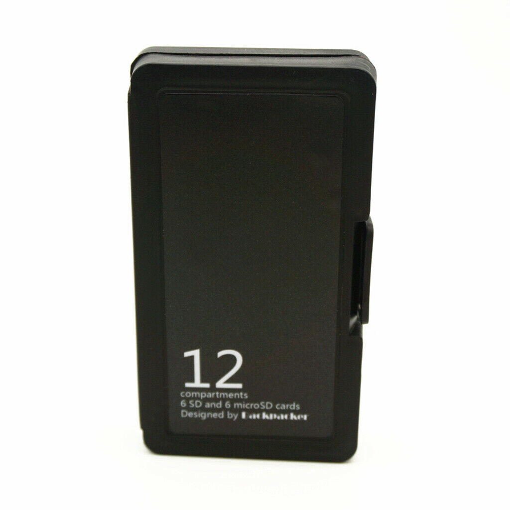 Memory Card Storage Box Pouch 12 Slots for Micro SD Cards TF Card Shockproof