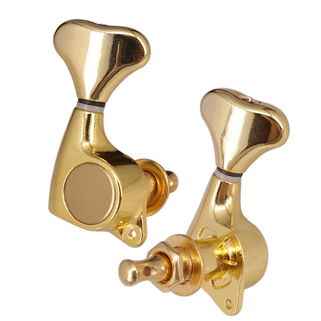 6 Piece 3R3L Iron Tuning Pegs Sealed Gears for