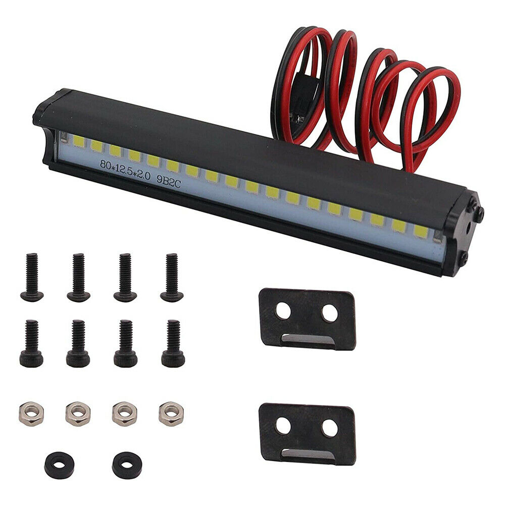 18 LED Light Lamp Roof Bar For 1/10 SCX10 RC Crawler Car Traxxas TRX4 SCX10