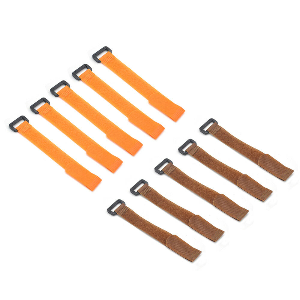 10Pcs Fishing Rod Tie Holder Strap Reusable Fastener Ties Fishing Accessories