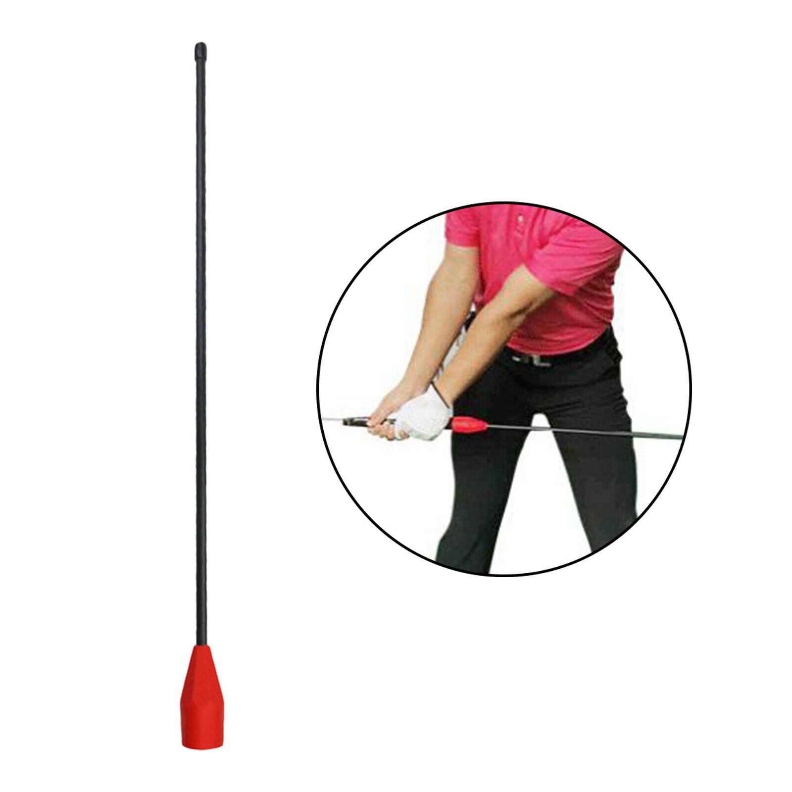 21" Golf Swing Trainer Practicing Guide Posture Corrector Tool Supplies