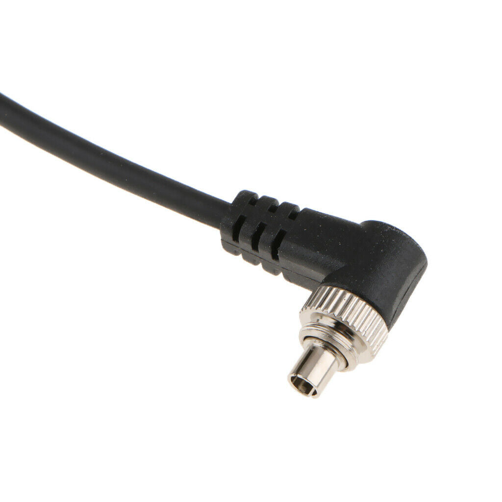 3.5mm to Male Flash PC Sync Cord Thread Lock for  SLR Camera