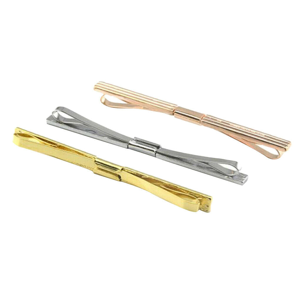 3 pieces tie clip / tie pin for tie in a gift case,