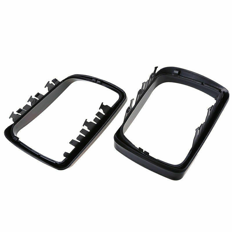 Pair Rearview Mirror Covers Skulls Black For BMW X5 E53 3.0d/3.0i/4.4i 1999-2006
