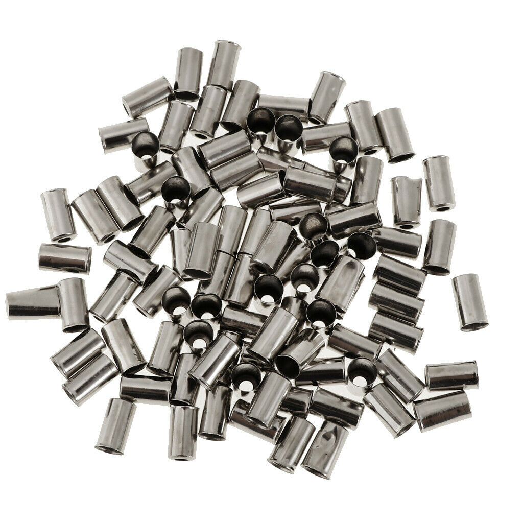 100pcs bicycle brake cable end   brake claws cable housing ferrules aluminum