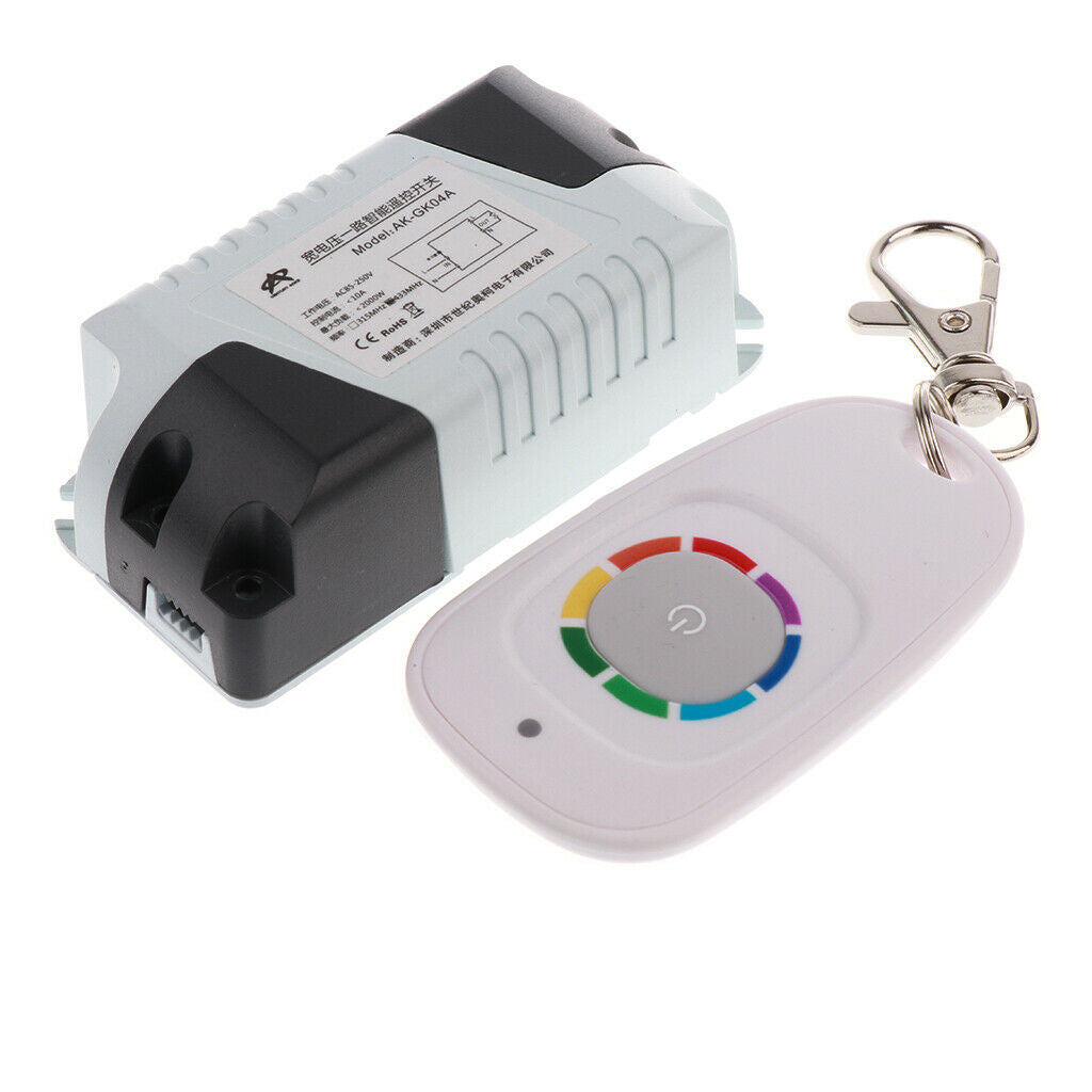Wireless Remote Control Switch DC15-120V 10A 415MHz Transmitter with Receiver