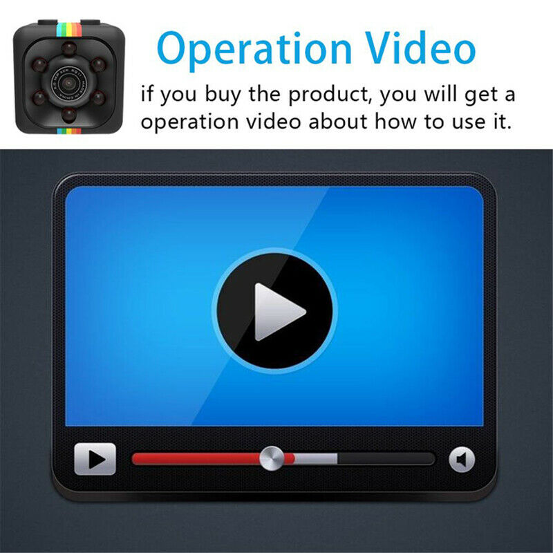1080P Mini Car DVR Camera Spy Hidden Camcorder IR Night Vision Recorder Portable