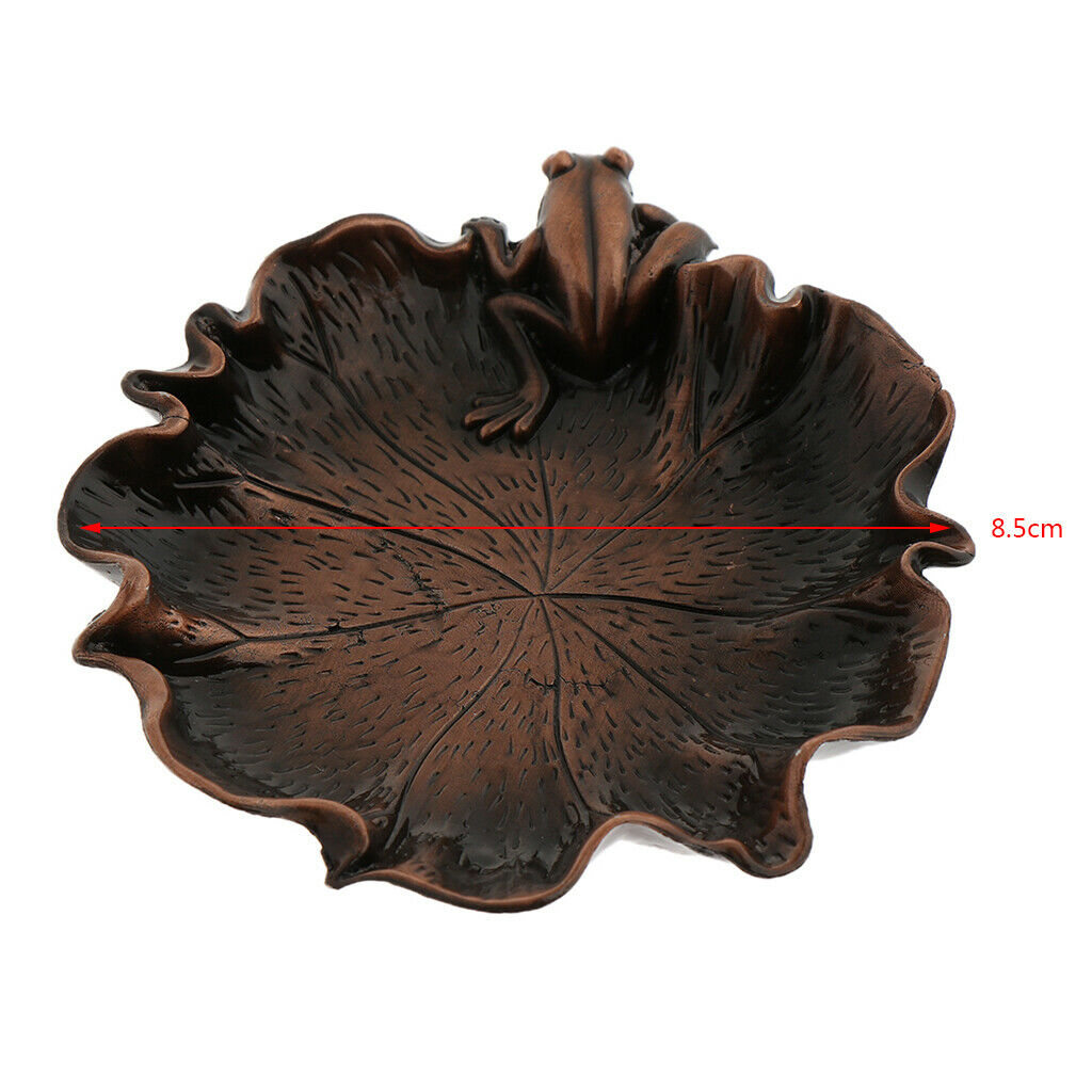 4xLotus Leaf Alloy Teacup Coaster Coffee Cup Mat for Kung Fu Tea Fittings