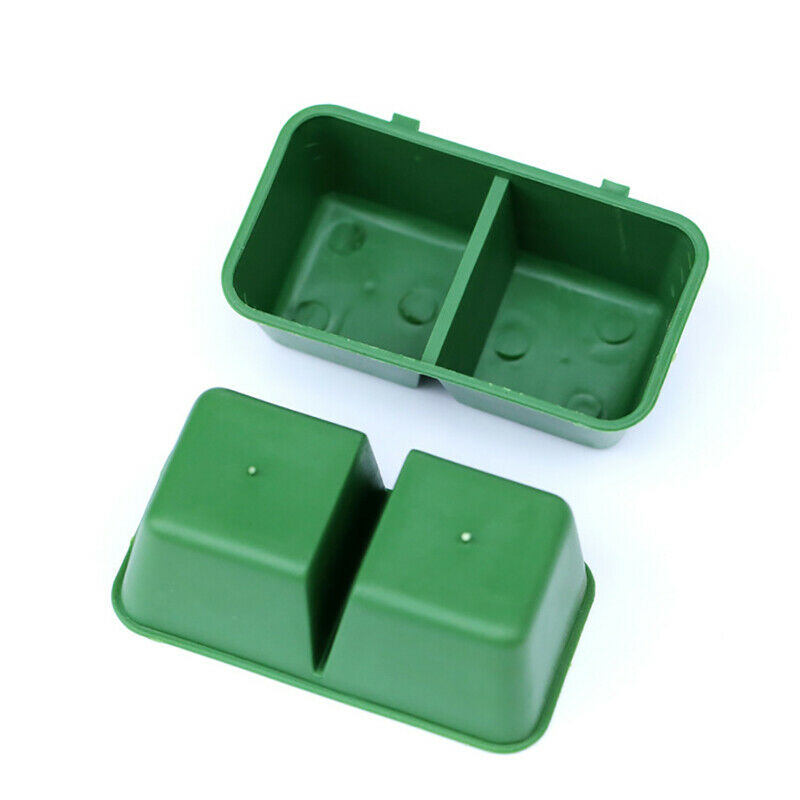 Creative Double Groove Bird Feeder Food Tray Parrot Waterer Hanging Water.l8