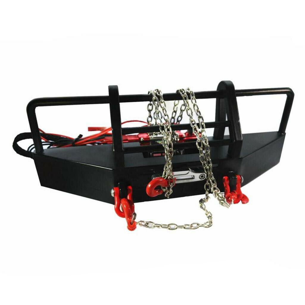 6PCS 1:10 RC Rock Crawler Tow Hook with Tow Chain for Axial SCX10 D90