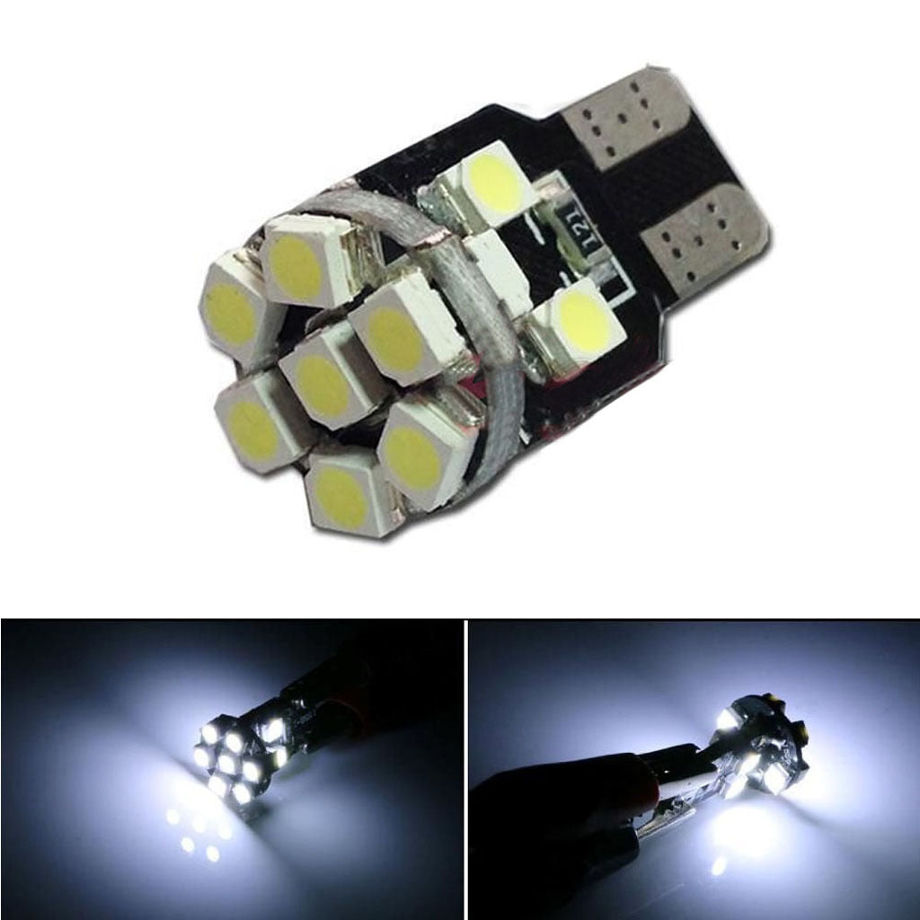 2x Xenon White T10 13-SMD LED 194 168 W5W 360° Bulb Car License Plate Light 12V