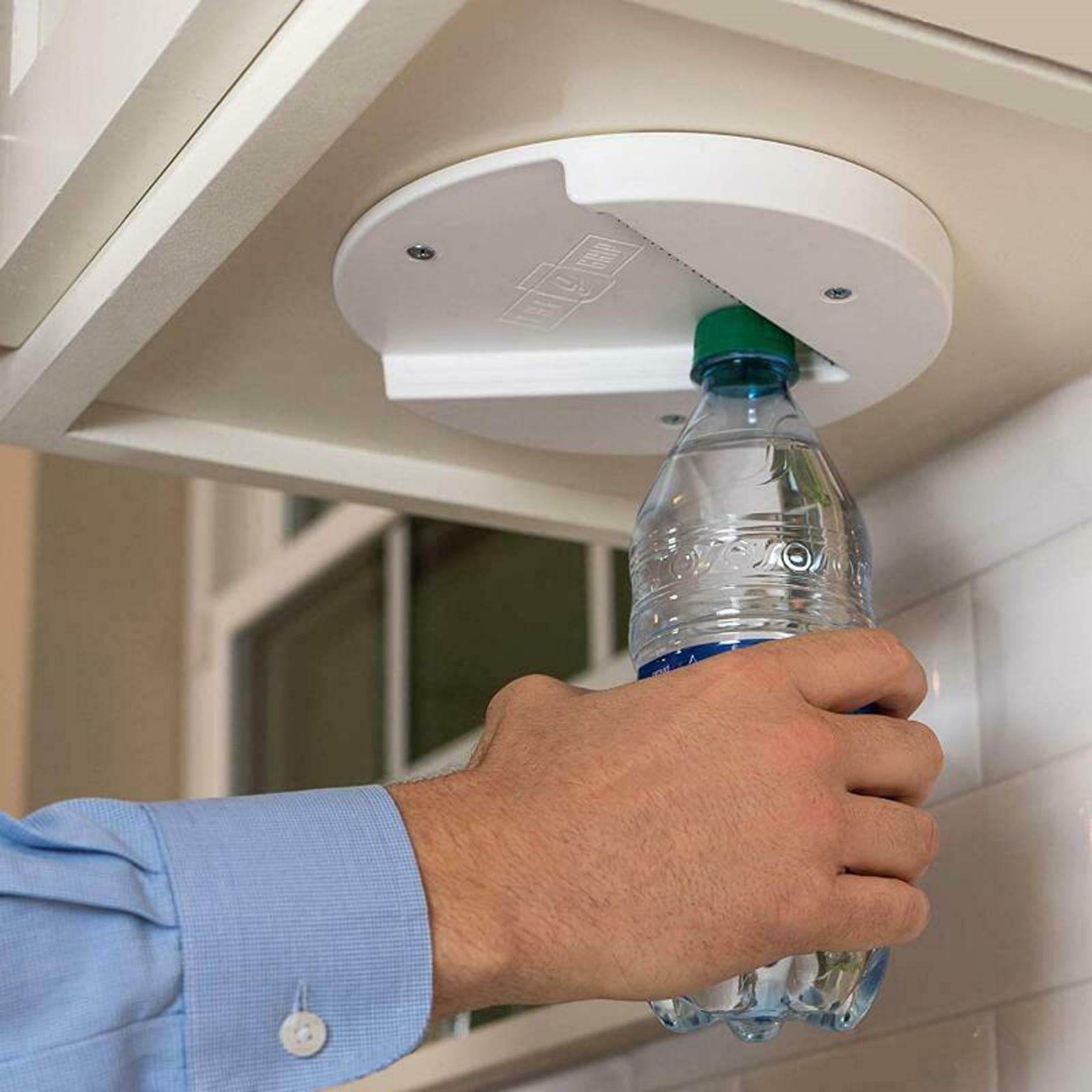 Under Cabinet Jar Opener Quick Opener Lid Gripper Simple Kitchen Gadget