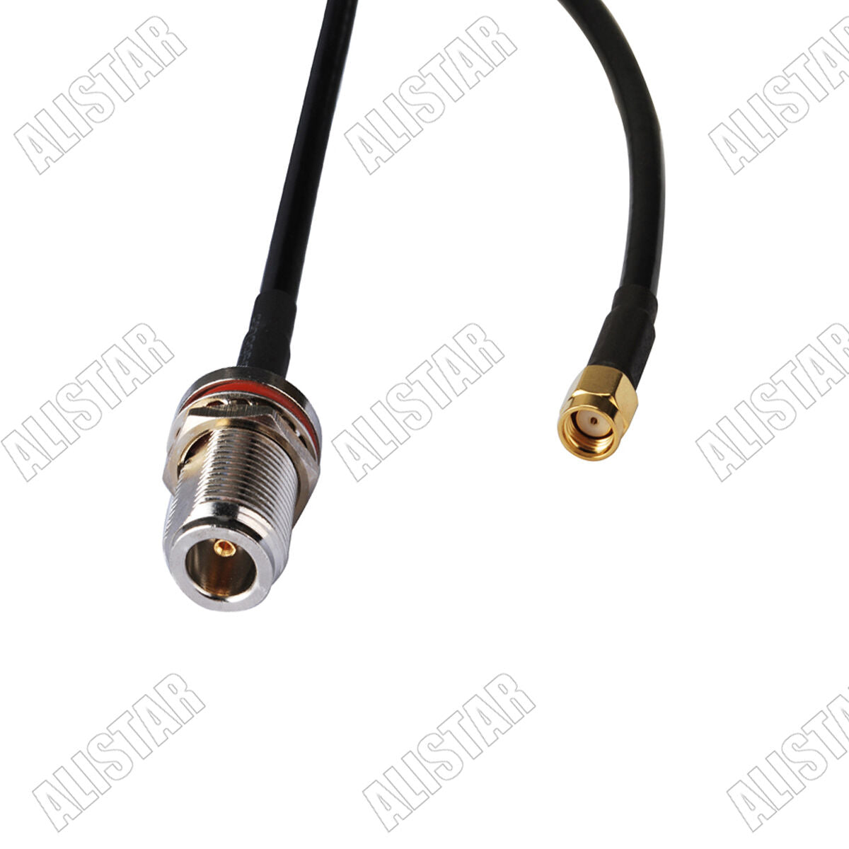 30cm RG58 N Jack to RP-SMA Male (Female Pin) Pigtail Coax Cable For Wifi Antenna