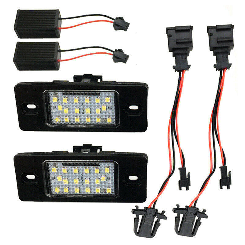 For VW Bora Golf 4 5 Passat B5.5 3BG Touareg MK1 Tiguan LED License Plate Light