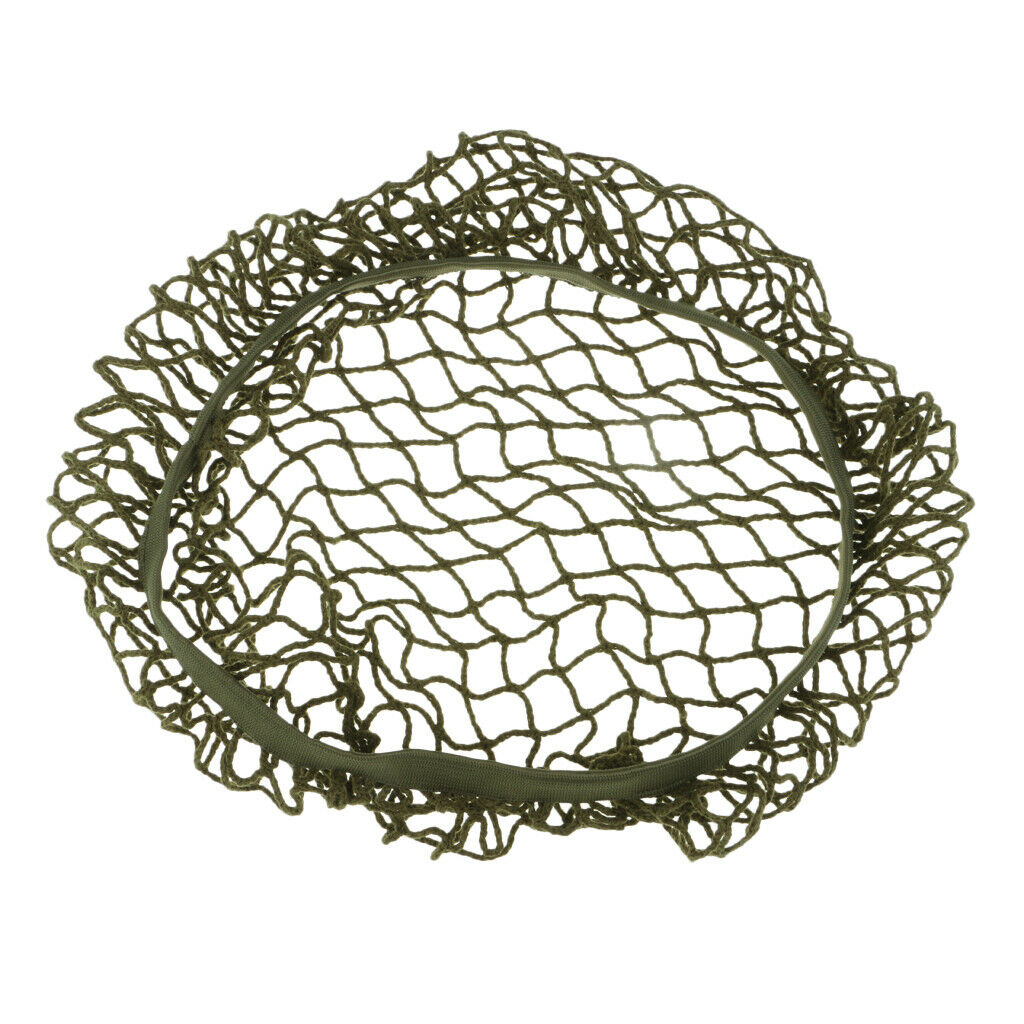 Helmet Net Cover, Camouflage Helmet Net, For M1, M35, M88, MK1, MK2, GK80, Green