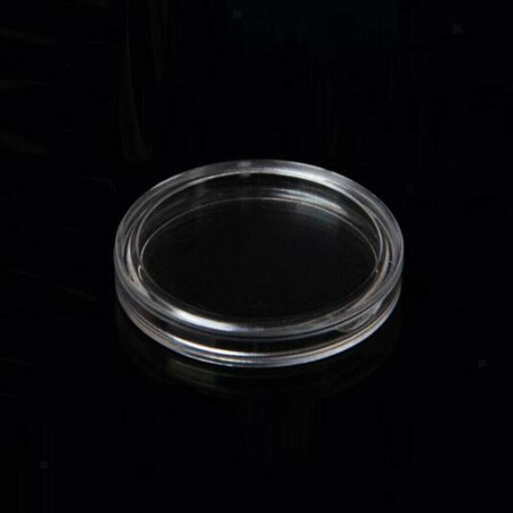 600Pcs Clear Coin Storage Capsules Case Collectible Storage Boxes 21mm