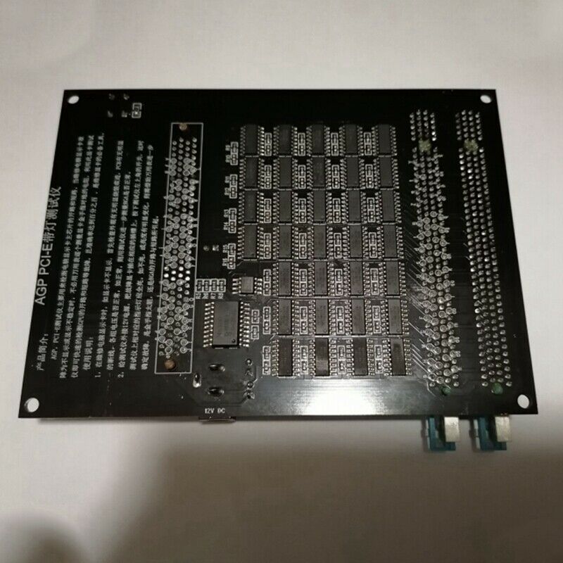 PC AGP PCI-E X16 Dual-Purpose Socket Tester Display image Video Card Checker TZ4