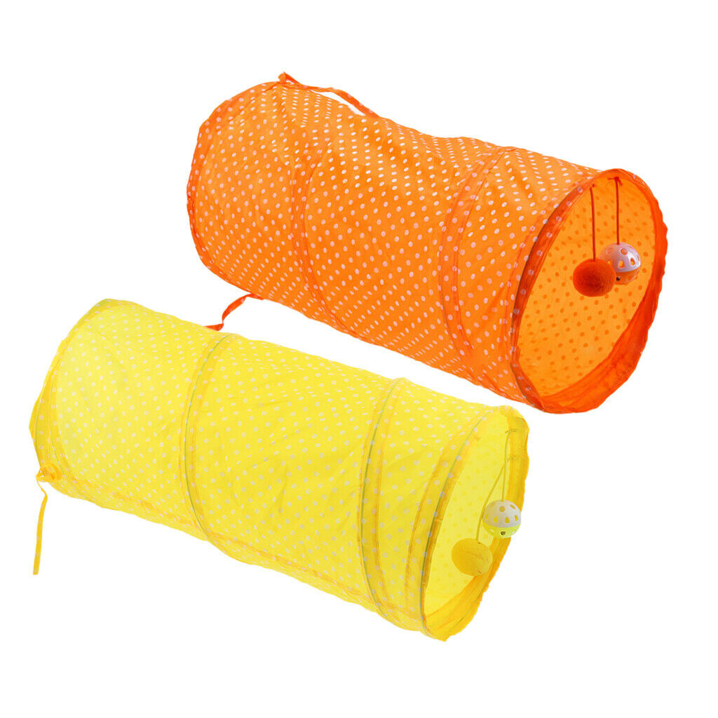 2 Packs Cats Tunnel Toys Cat Outdoor Interactive Toys Catching For Cat Mice