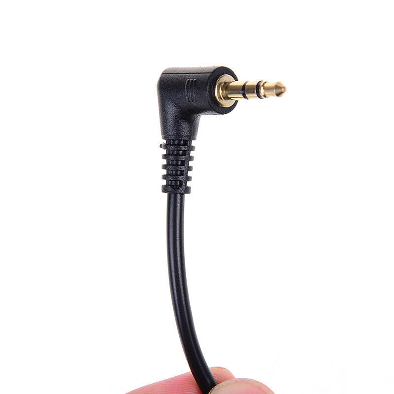 Audio stereo 3.5mm 3pole  male female 90 degree right angled extension cabl DD