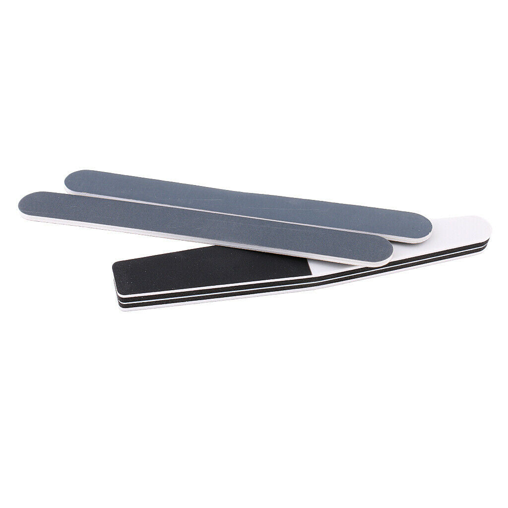 3/set DIY Sanding Grinding Sticks Coarse Medium Fine Finish Nail Files Kit